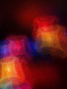 Preview wallpaper light, glare, colorful, glass, blur