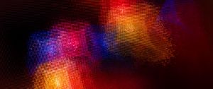 Preview wallpaper light, glare, colorful, glass, blur