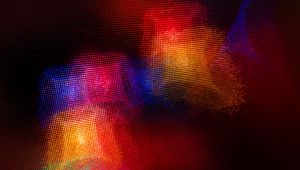 Preview wallpaper light, glare, colorful, glass, blur