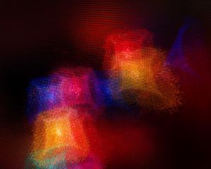 Preview wallpaper light, glare, colorful, glass, blur