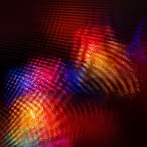 Preview wallpaper light, glare, colorful, glass, blur