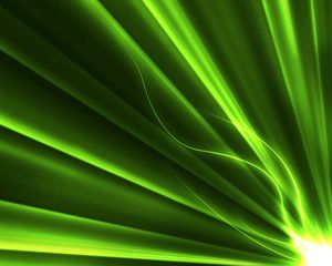 Preview wallpaper light, green, line, shine, circle