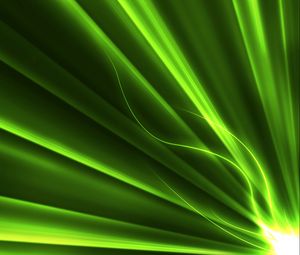 Preview wallpaper light, green, line, shine, circle