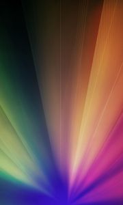 Preview wallpaper light, iridescent, fan, colorful