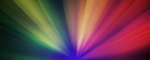 Preview wallpaper light, iridescent, fan, colorful