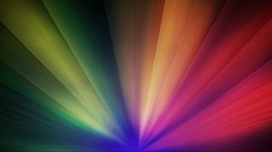 Preview wallpaper light, iridescent, fan, colorful