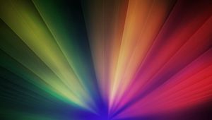 Preview wallpaper light, iridescent, fan, colorful