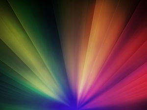 Preview wallpaper light, iridescent, fan, colorful