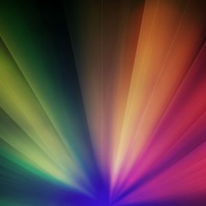 Preview wallpaper light, iridescent, fan, colorful