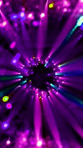 Preview wallpaper light, lights, blur, abstraction, purple