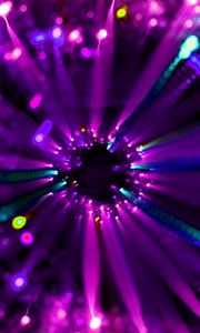 Preview wallpaper light, lights, blur, abstraction, purple