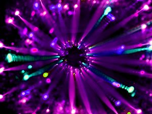 Preview wallpaper light, lights, blur, abstraction, purple