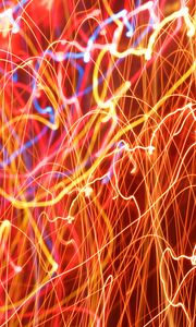 Preview wallpaper light, lines, abstraction, glow, bright