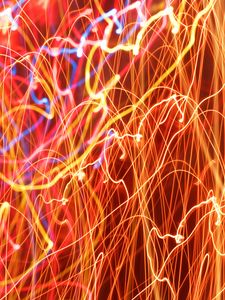Preview wallpaper light, lines, abstraction, glow, bright