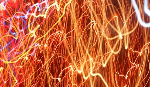 Preview wallpaper light, lines, abstraction, glow, bright