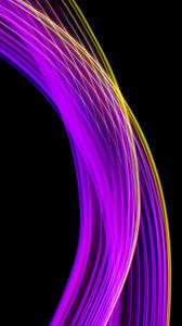 Preview wallpaper light, lines, abstraction, purple