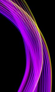 Preview wallpaper light, lines, abstraction, purple