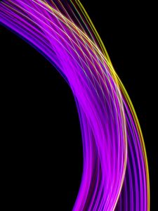 Preview wallpaper light, lines, abstraction, purple