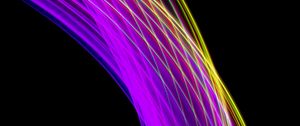 Preview wallpaper light, lines, abstraction, purple