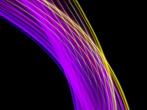 Preview wallpaper light, lines, abstraction, purple
