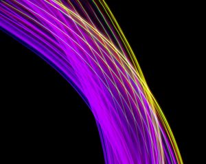 Preview wallpaper light, lines, abstraction, purple