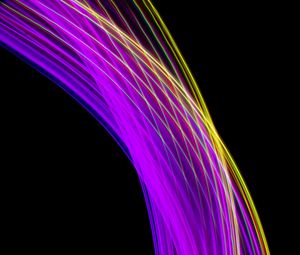 Preview wallpaper light, lines, abstraction, purple