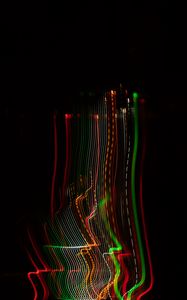 Preview wallpaper light, lines, abstraction, colorful
