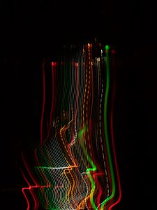 Preview wallpaper light, lines, abstraction, colorful