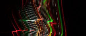 Preview wallpaper light, lines, abstraction, colorful
