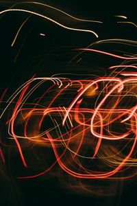 Preview wallpaper light, lines, blur, long exposure, glow, abstraction