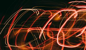 Preview wallpaper light, lines, blur, long exposure, glow, abstraction