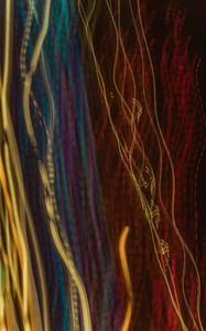 Preview wallpaper light, lines, blur, long exposure, abstraction