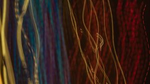 Preview wallpaper light, lines, blur, long exposure, abstraction