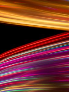 Preview wallpaper light, lines, blur, abstraction, colorful