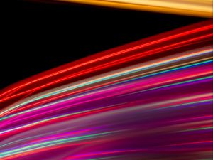 Preview wallpaper light, lines, blur, abstraction, colorful