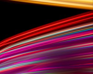 Preview wallpaper light, lines, blur, abstraction, colorful