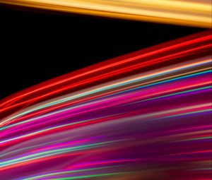 Preview wallpaper light, lines, blur, abstraction, colorful