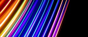 Preview wallpaper light, lines, colorful, abstraction
