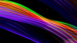 Preview wallpaper light, lines, curves, freezelight, colorful, abstraction
