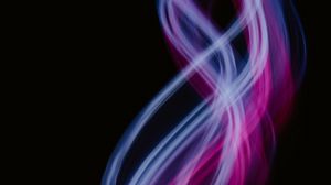 Preview wallpaper light, lines, curves, abstraction, purple