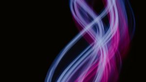 Preview wallpaper light, lines, curves, abstraction, purple