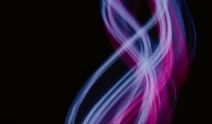 Preview wallpaper light, lines, curves, abstraction, purple