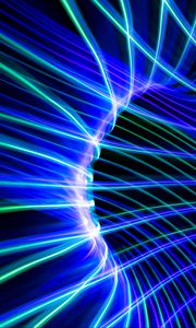 Preview wallpaper light, lines, distortion, freezelight, abstraction