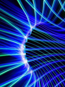 Preview wallpaper light, lines, distortion, freezelight, abstraction