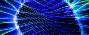 Preview wallpaper light, lines, distortion, freezelight, abstraction