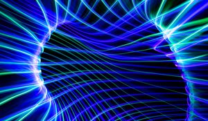 Preview wallpaper light, lines, distortion, freezelight, abstraction
