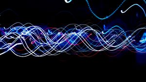 Preview wallpaper light, lines, freezelight, long exposure, glow, abstraction
