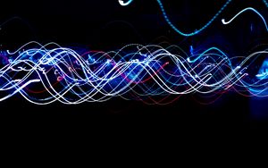 Preview wallpaper light, lines, freezelight, long exposure, glow, abstraction