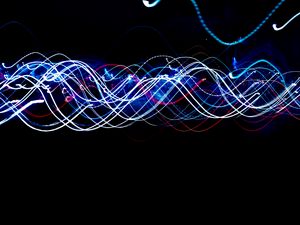 Preview wallpaper light, lines, freezelight, long exposure, glow, abstraction