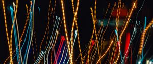 Preview wallpaper light, lines, freezelight, long exposure, blur, abstraction